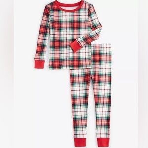 Holiday Lane Kids Christmas Pajama Set
Red Plaid Cotton Snug Fit NWT 3T